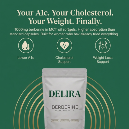 Delira® Berberine with MCT Oil Softgels
