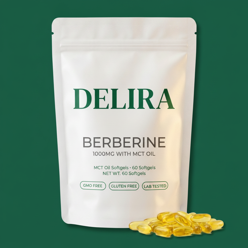 Delira® Berberine with MCT Oil Softgels