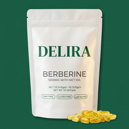 Delira® Berberine with MCT Oil Softgels